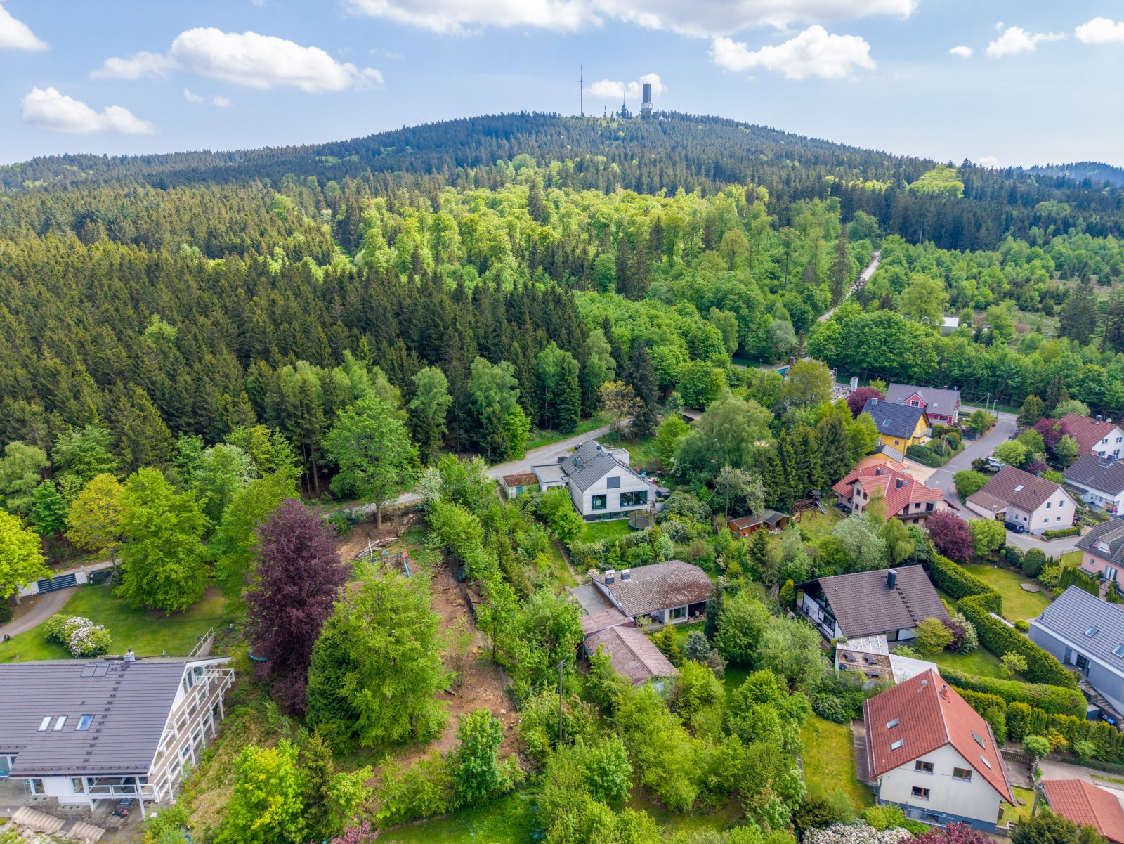 Grosszügiges Grundtsück mit Altbestand in Waldrandlage Grosszügiges Grundtsück mit Altbestand in Waldrandlage