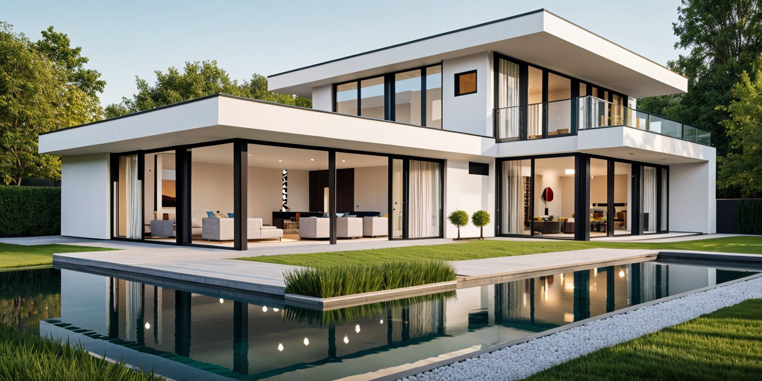 Grundstück für Bauhaus-Villa mit Pool im Maasgrund! Grundstück für Bauhaus-Villa mit Pool im Maasgrund!